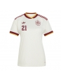 Ženske Nogometnih dresov Španija Mikel Oyarzabal #21 Gostujoči SP 2026 Kratki rokavi Ženske Nogometnih dresov Španija Mikel Oyarzabal #21 Gostujoči SP 2026 Kratki rokavi
